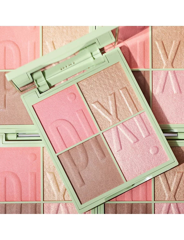 PIXI By Petra Nuance Quartette Blush Quad ‏Honey Nectar بالت بلاشر وهايلايت