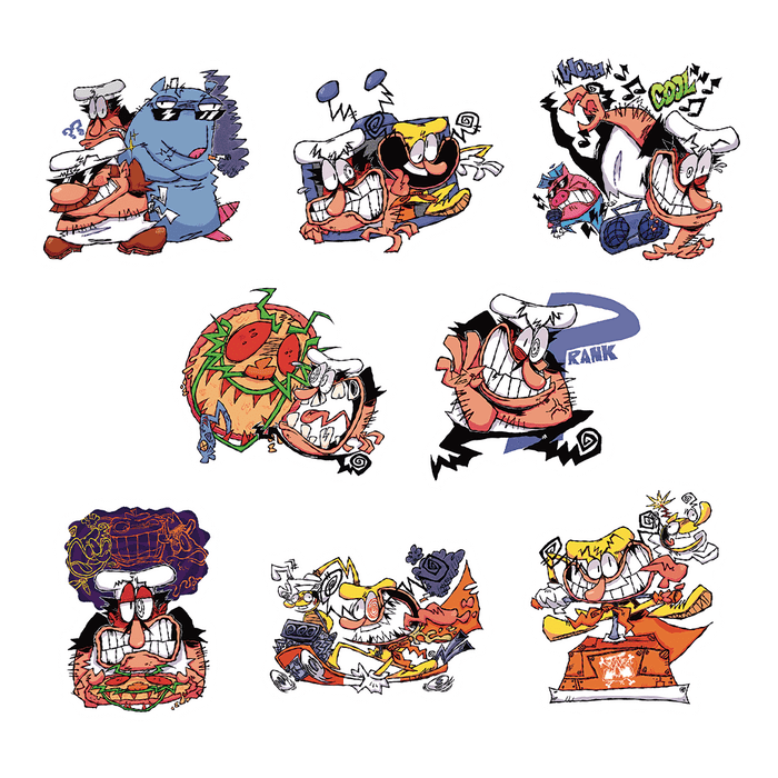 Pizza Tower Sticker Set