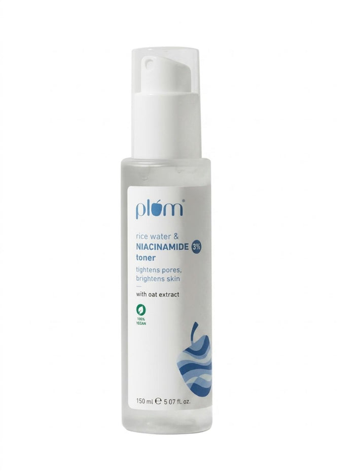 Plum 3% Niacinamide & Rice Water Toner 150ml