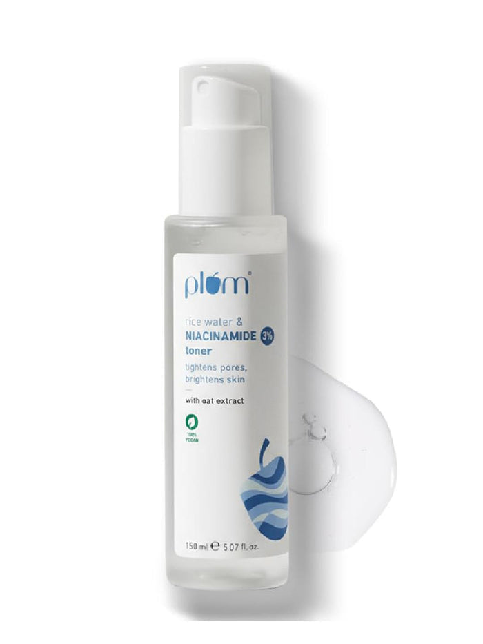 Plum 3% Niacinamide & Rice Water Toner 150ml