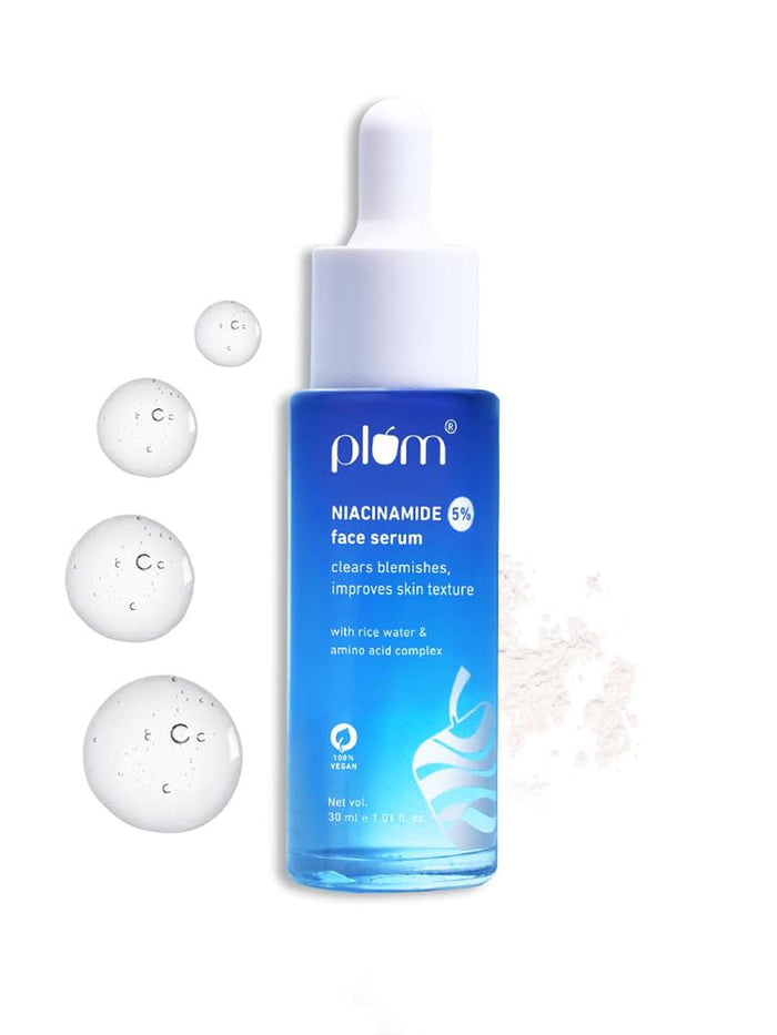 Plum 5% Niacinamide & Rice Water Serum 30ml