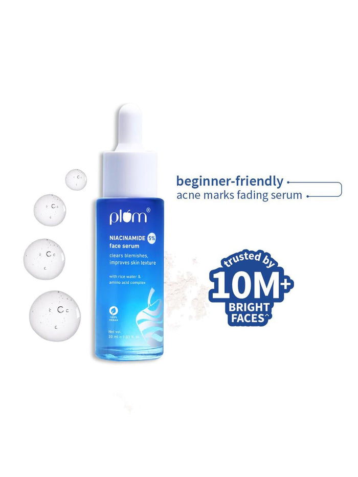 Plum 5% Niacinamide & Rice Water Serum 30ml