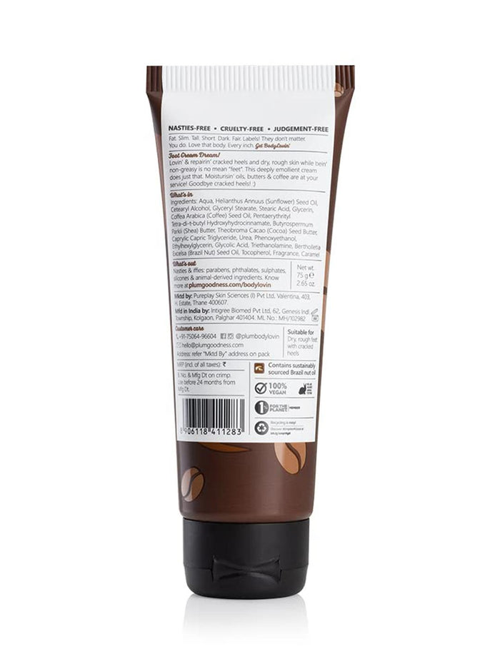 Plum Body Lovin' Coffee Wake-a-ccino Foot Cream 75g