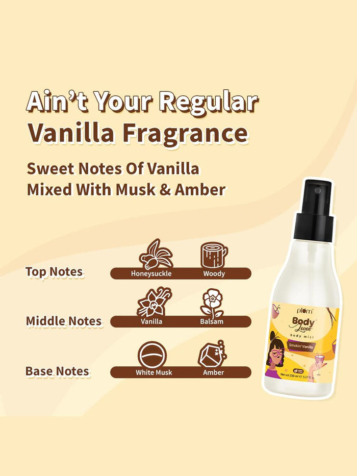Plum Body Lovin' Smokin' Vanilla Body Mist (150m)