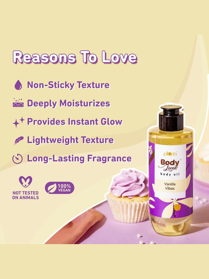 Plum Body Lovin' Vanilla Vibes Body Oil 200ml