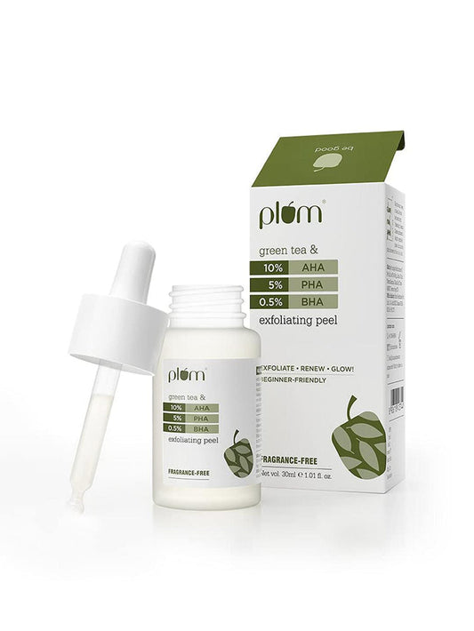Plum Green Tea 10% AHA 5% PHA 0.5% BHA Exfoliating Peel 30ml