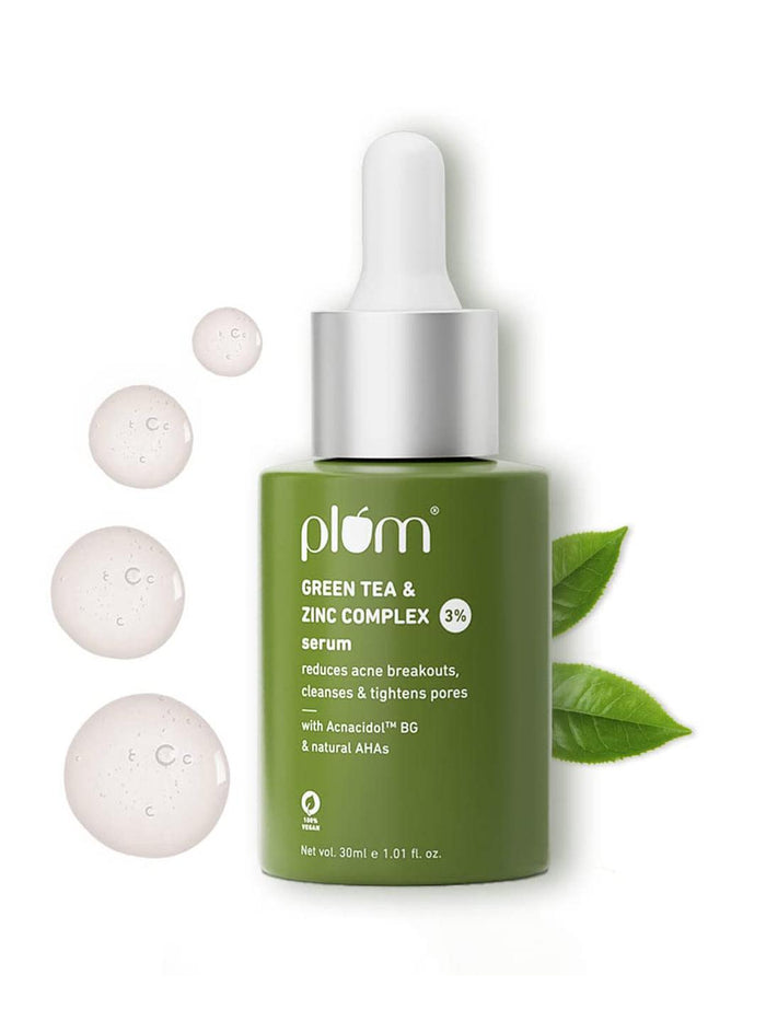 Plum Green Tea & 3% Zinc Complex Serum 30ml