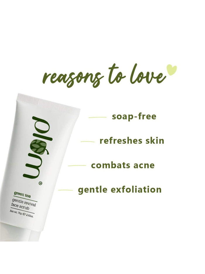 Plum Green Tea Gentle Revival Face Scrub 75g