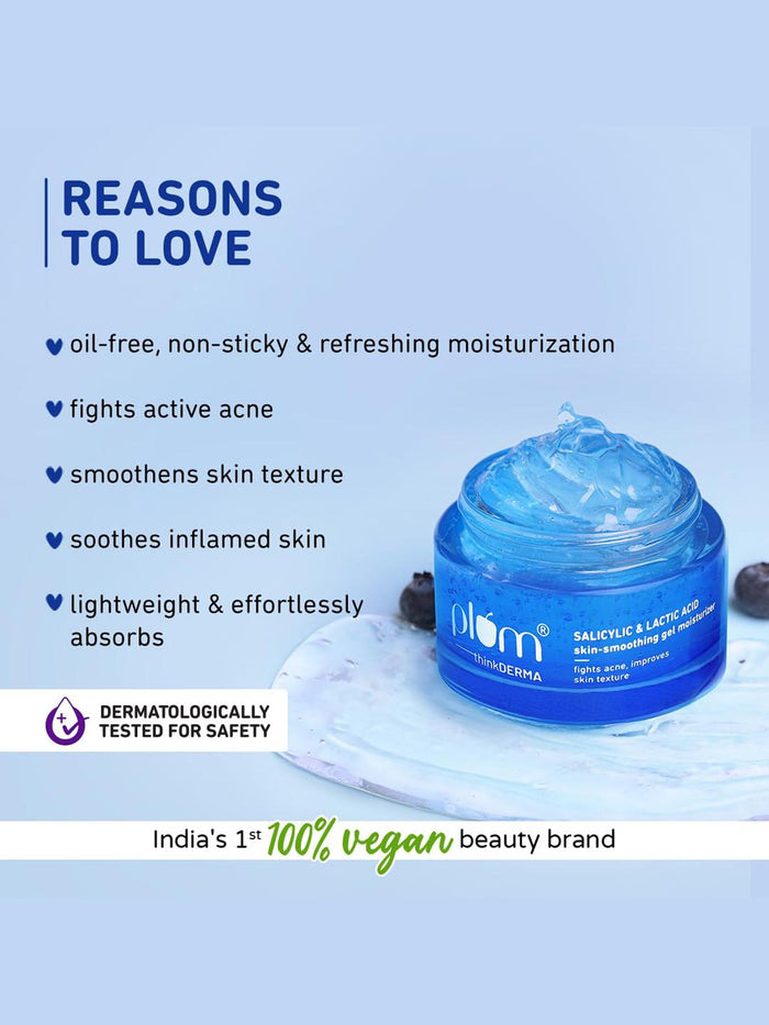 Plum Salicylic & Lactic Acid Gel Moisturizer 50g