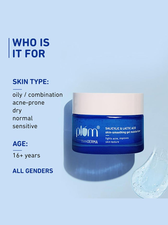 Plum Salicylic & Lactic Acid Gel Moisturizer 50g