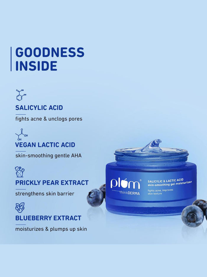 Plum Salicylic & Lactic Acid Gel Moisturizer 50g