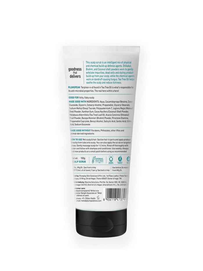 Plum Tea Tree Build-up Control Scalp Scrub 100g