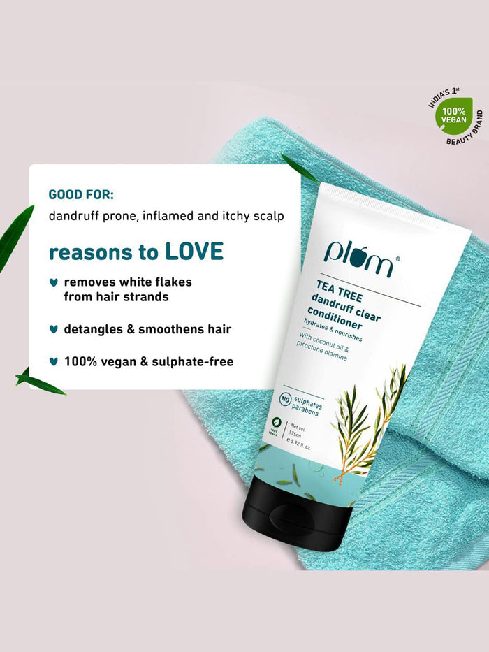 Plum Tea Tree Dandruff Clear Conditioner 175ml