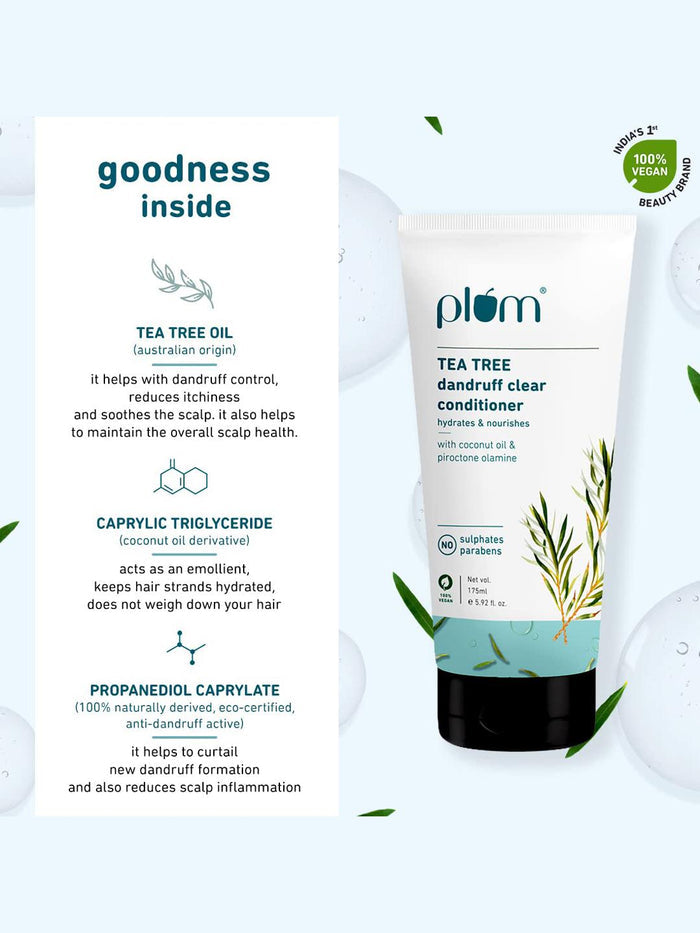 Plum Tea Tree Dandruff Clear Conditioner 175ml