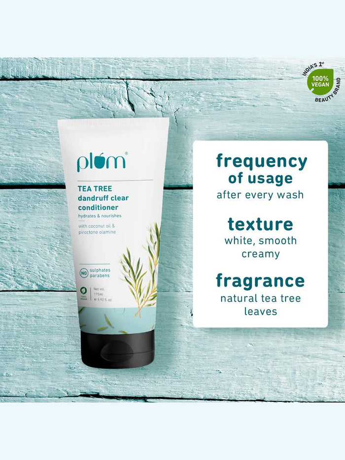 Plum Tea Tree Dandruff Clear Conditioner 175ml
