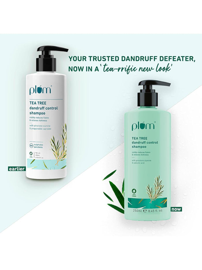 Plum Tea Tree Dandruff Control Shampoo 250ml