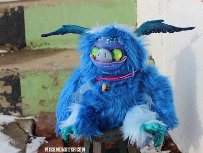 POESY THE PORKBAT - HANDMADE DOLL