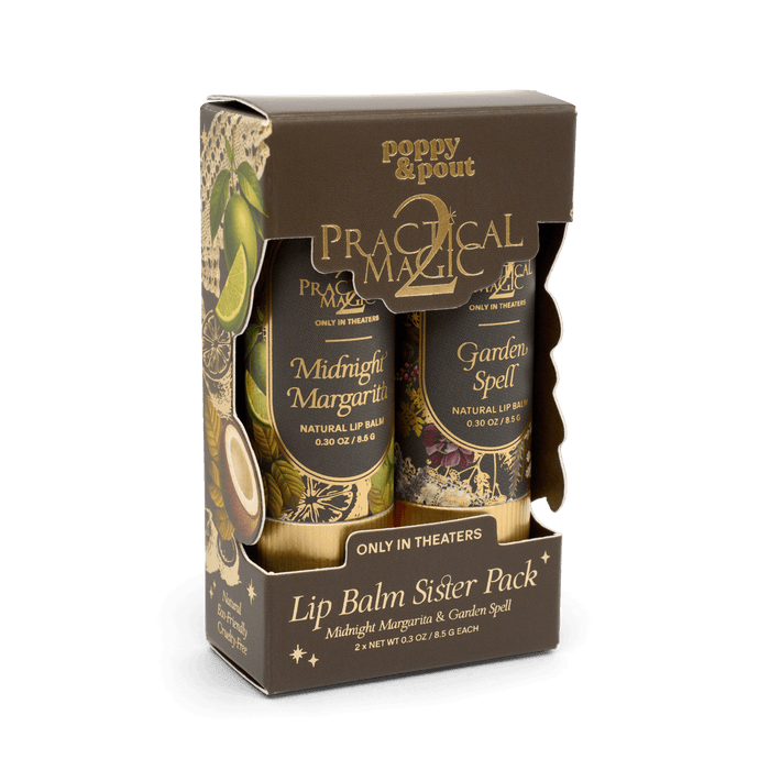 Poppy & Pout - Limited Edition, Gift Set, Lip Balm Sister Pack, Practical Magic 2