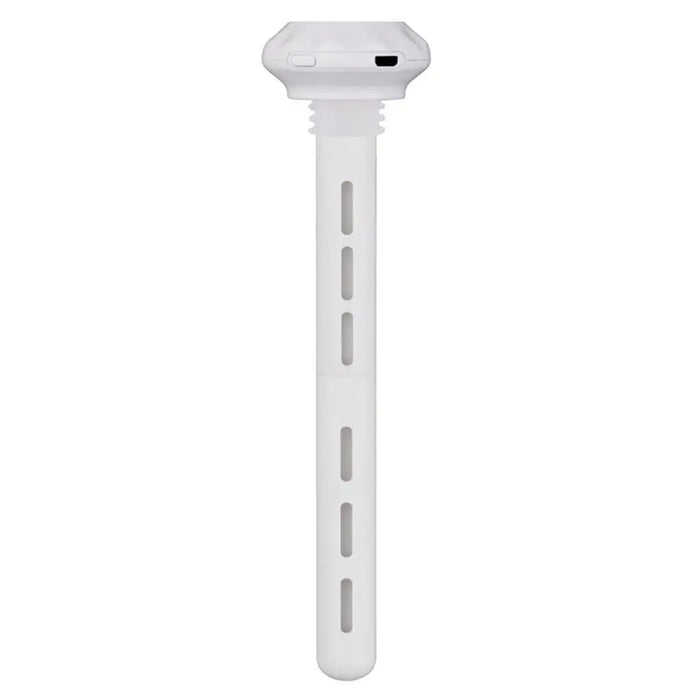 White smartwatch band on a white background