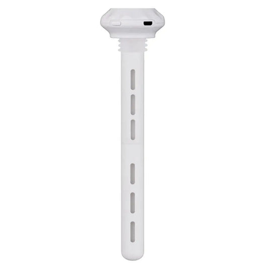 White smartwatch band on a white background