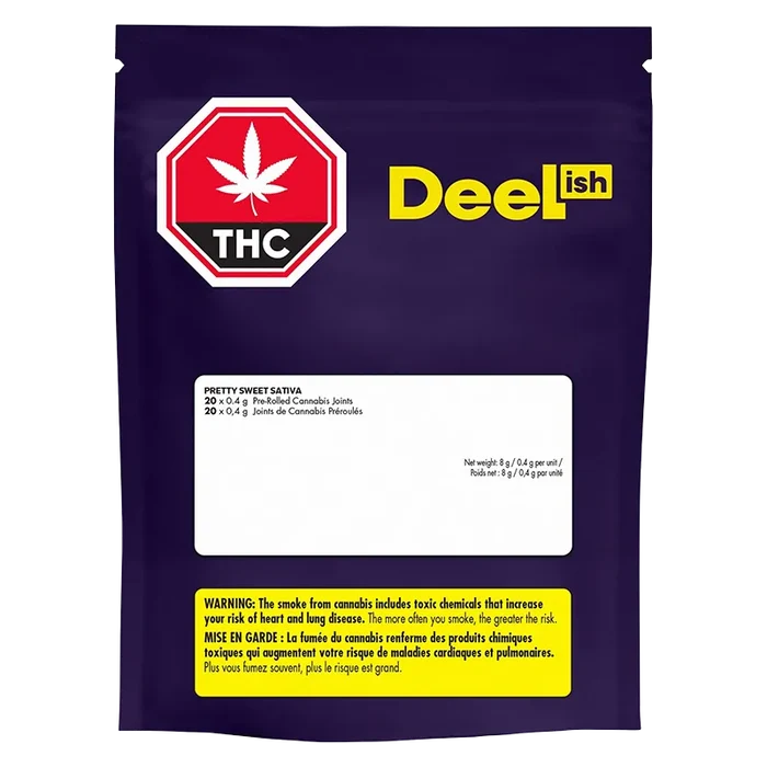 Deelish 8 g Pretty Chill Indica PR 20 x 0.4 g Pre-Rolls