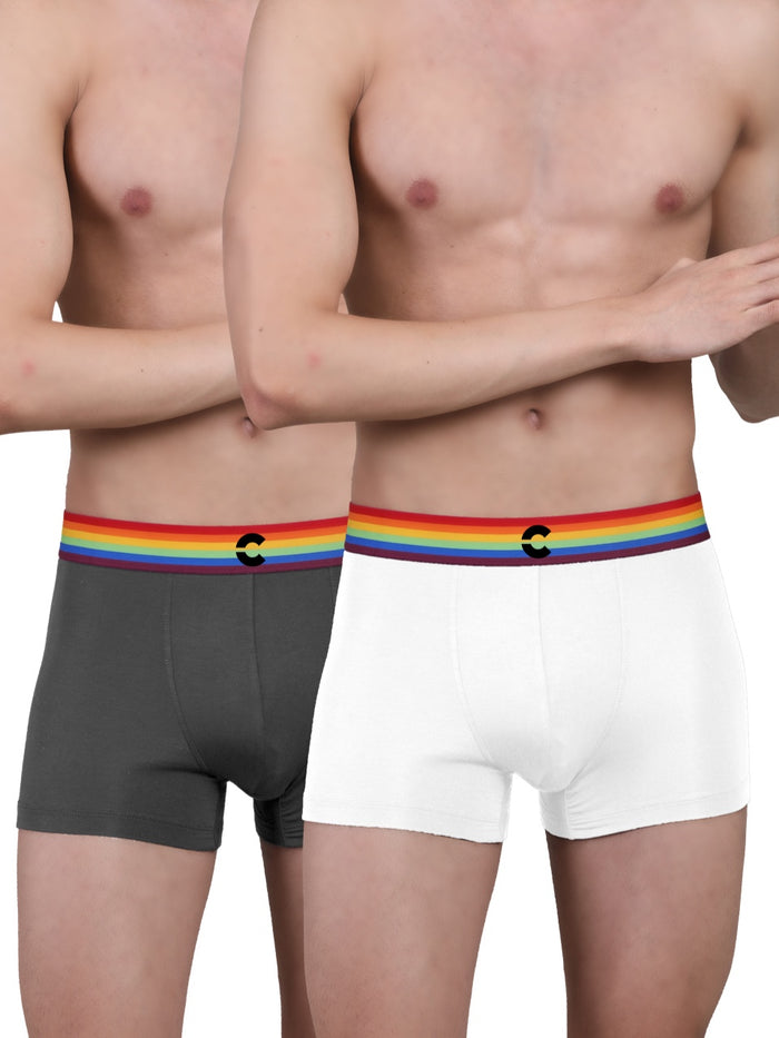 Pride White; Pride Grey / S / Men