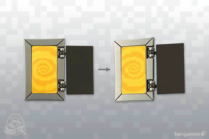 Psycho-Portal Hinged Lenticular Pin