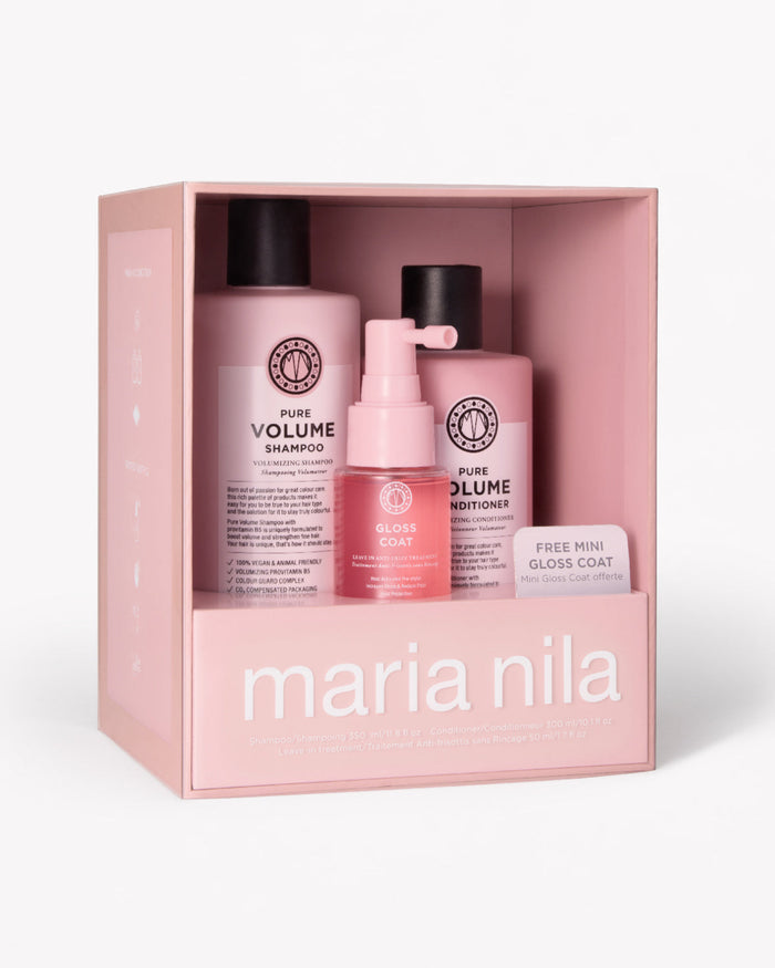 Pure Volume Beauty Box - Maria Nila holiday gift set at Solvi Salon, Boise, Idaho