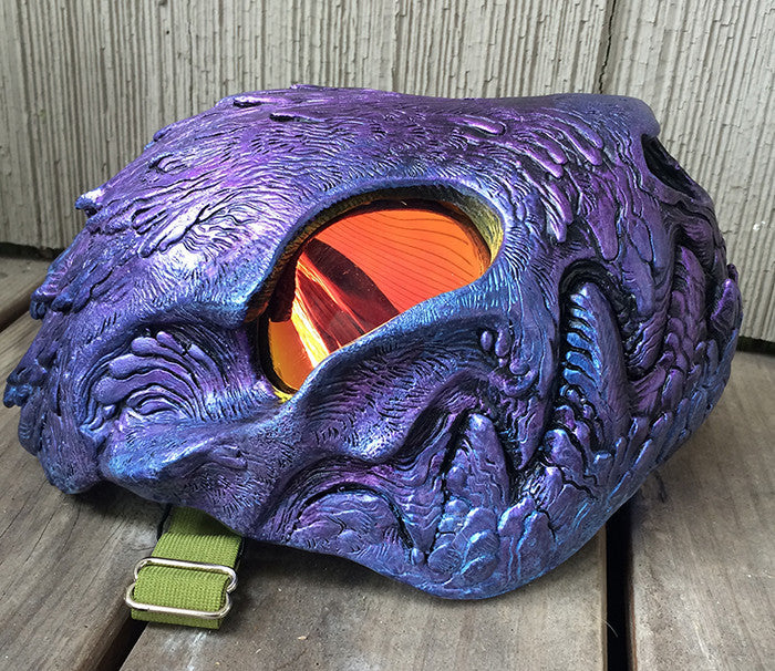PURPLE IRIDECENT HATE WRAITH MASK- READY TO WEAR
