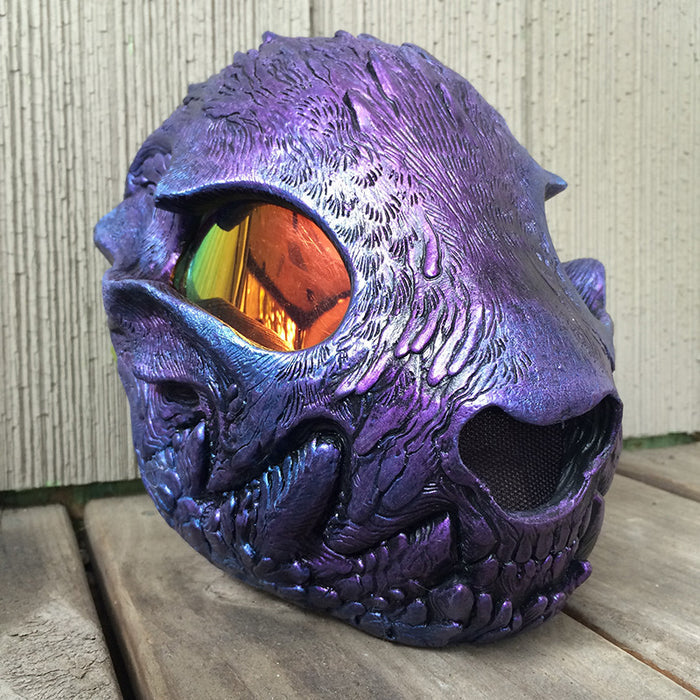 PURPLE IRIDECENT HATE WRAITH MASK- READY TO WEAR