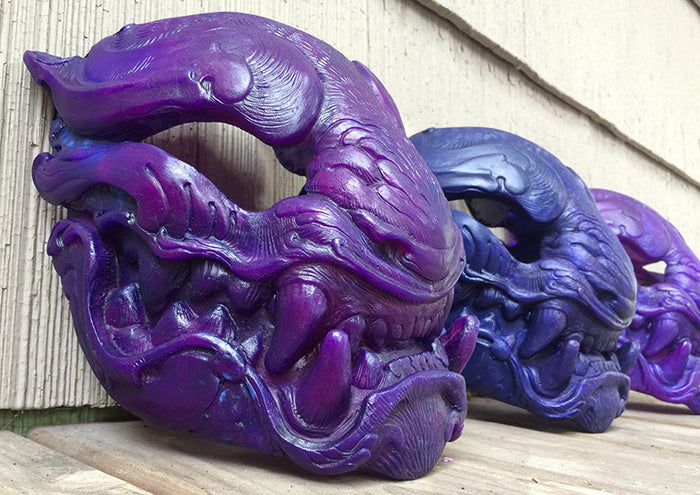 PURPLE PANTHER GLOW IN THE DARK MASK