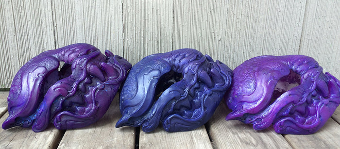 PURPLE PANTHER GLOW IN THE DARK MASK