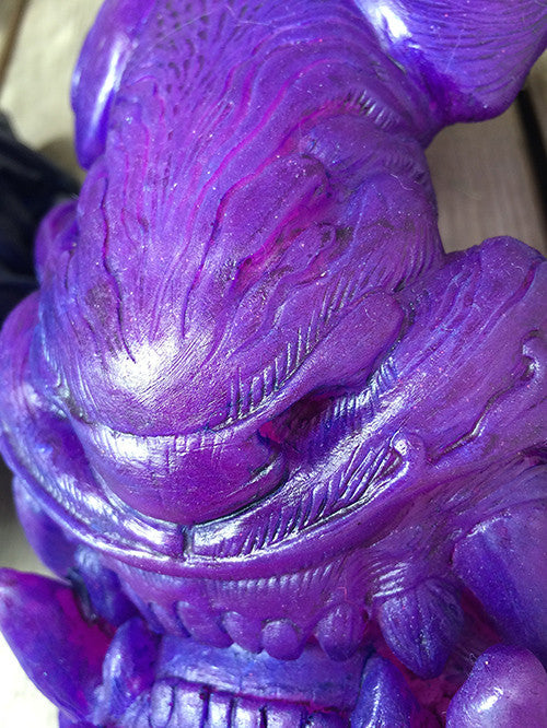 PURPLE PANTHER GLOW IN THE DARK MASK