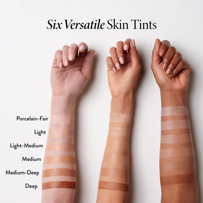 Quench-n-Tint Lightweight Tinted Moisturizer Arm Swatches