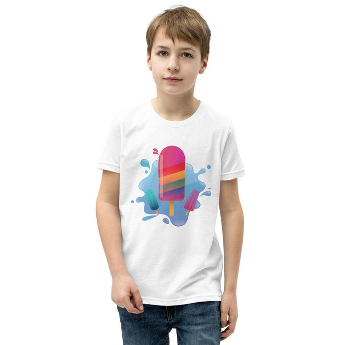 Rainbow Popsicle Splashed! - Kids T-Shirt - Billyforce Shop