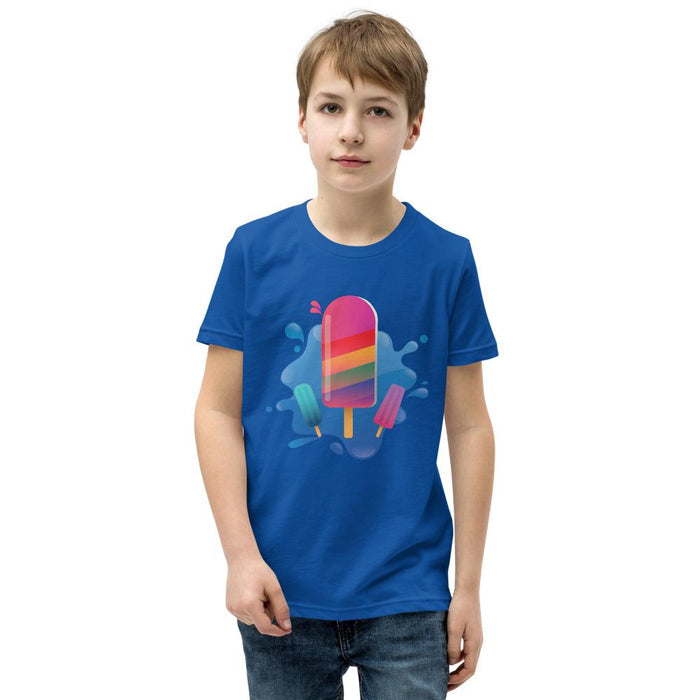 Rainbow Popsicle Splashed! - Kids T-Shirt - Billyforce Shop