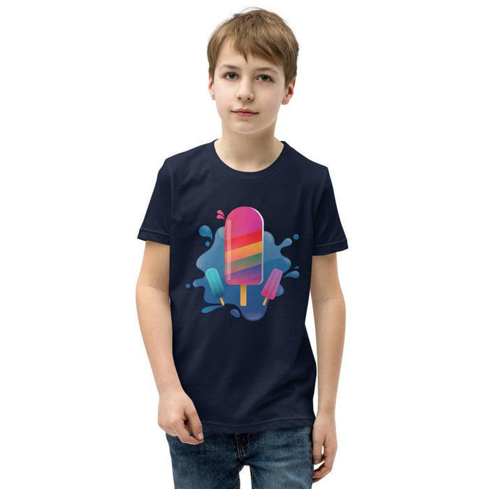 Rainbow Popsicle Splashed! - Kids T-Shirt - Billyforce Shop