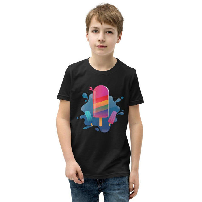 Rainbow Popsicle Splashed! - Kids T-Shirt - Billyforce Shop