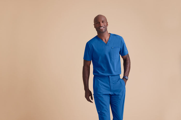 Rally Top - Black - Grey's Anatomy Scrubs