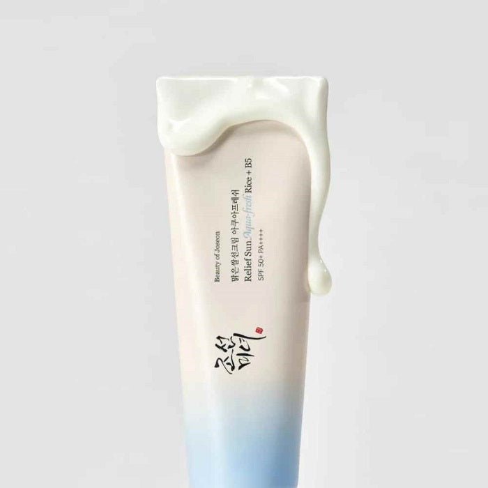 RELIEF SUN AQUA - FRESH : RICE + B5 SPF50+ PA++++ - Crema Protectie Solara Cu SPF50+ Pa++++ - skinseen.ro