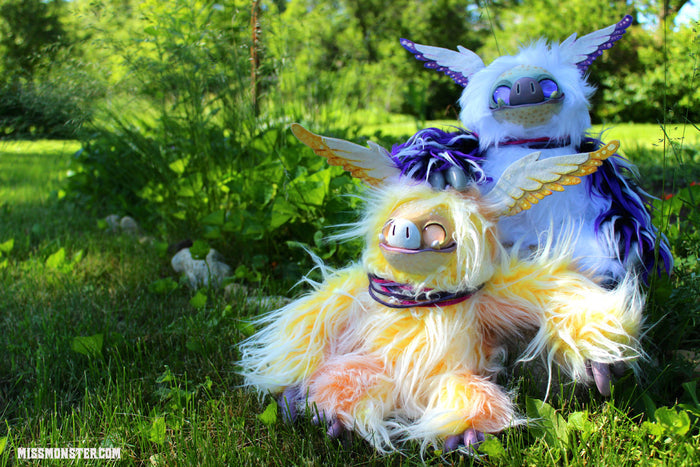 RESERVED FOR MANON-VIOLA THE PORKBAT- OOAK DOLL