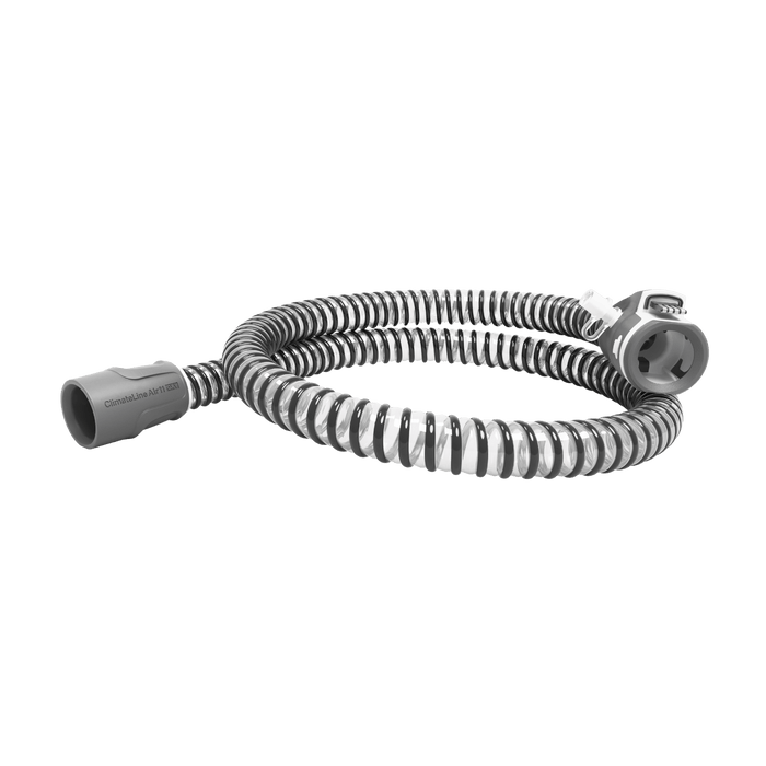 climatelineair 11 oxy heated tubing with additional port for supplemental oxygen where tubing connects to AirSense or AirCurve 11 models.