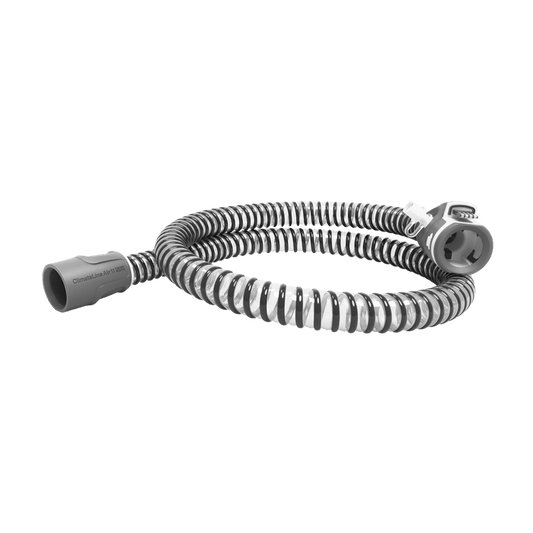 climatelineair 11 oxy heated tubing with additional port for supplemental oxygen where tubing connects to AirSense or AirCurve 11 models.