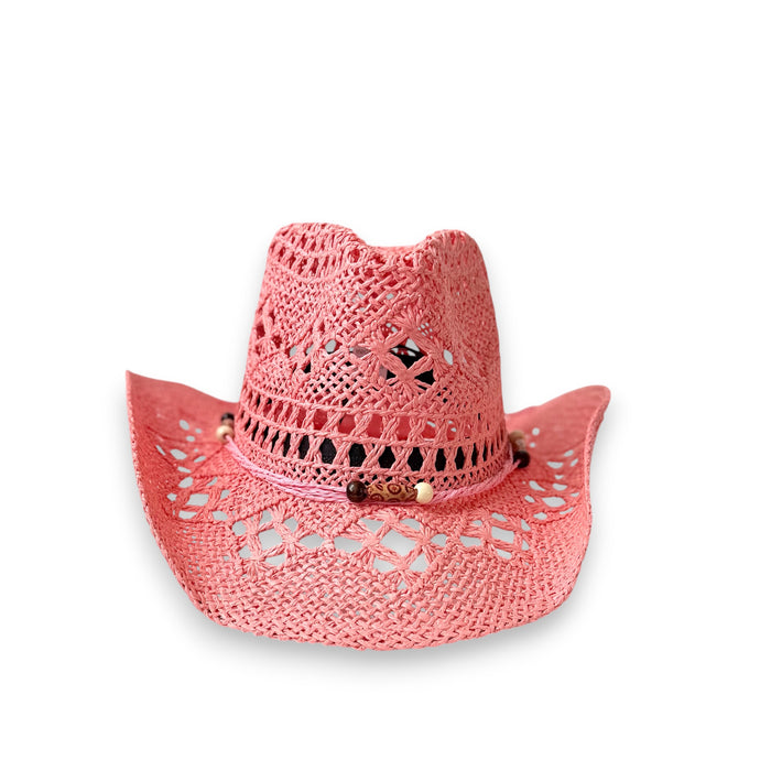 RETRO STRAW COWBOY HAT
