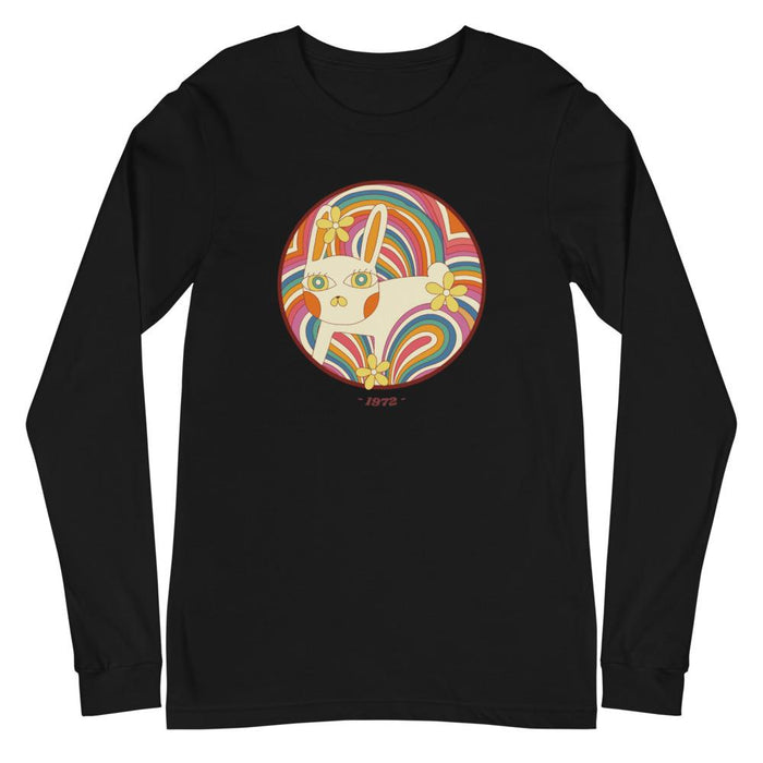 Retro White Kitty Unisex Long Sleeve - Billyforce Shop