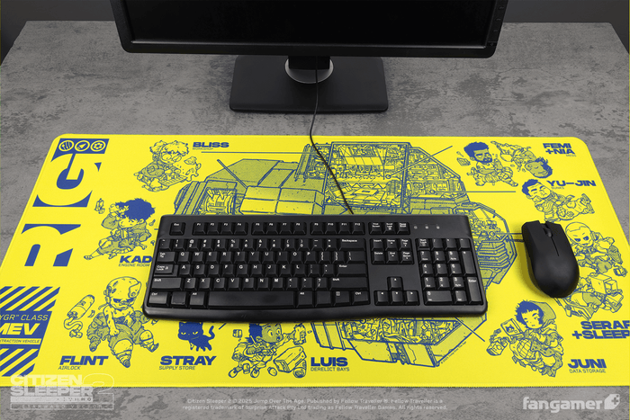 Rig Cross-Section Desk Mat