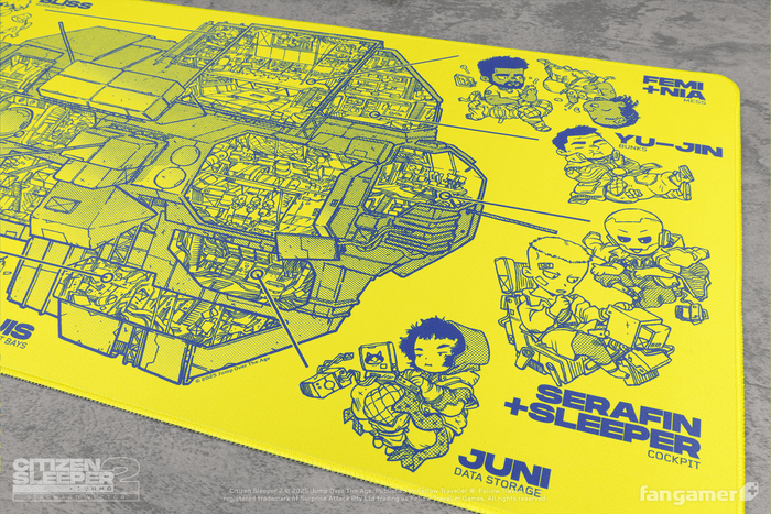 Rig Cross-Section Desk Mat
