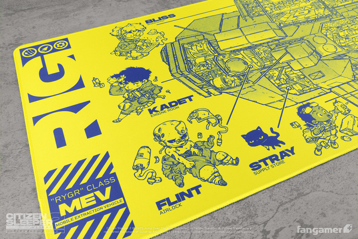 Rig Cross-Section Desk Mat