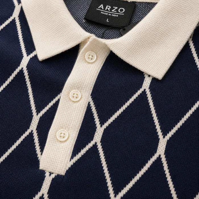 Riviera Lattice Polo | Premium Quality