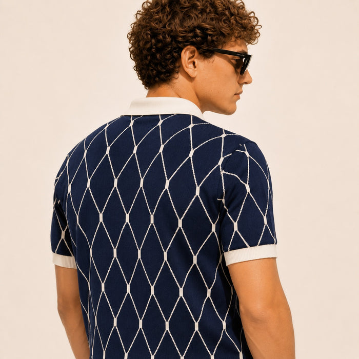 Riviera Lattice Polo | Premium Quality